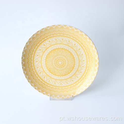 Wholeware Popular Pad Impressão de Porcelana Dinnerware